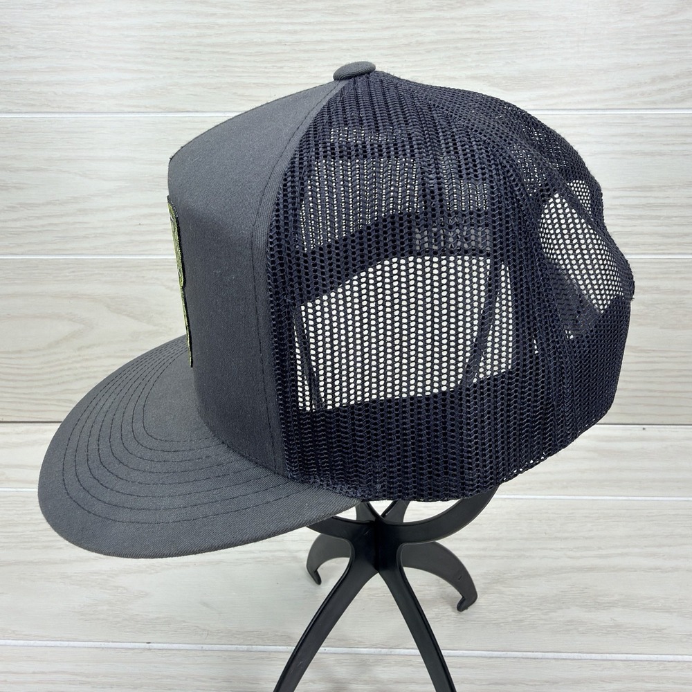 Dixxon Flannel Co Frankenstein Hat Snapback Trucker Flat Bill Gray Green - Picture 3 of 8